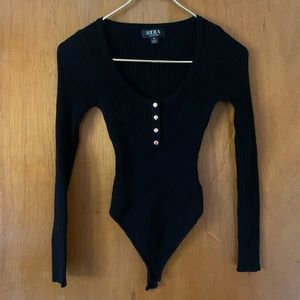 (sold)Ribbed body suit
